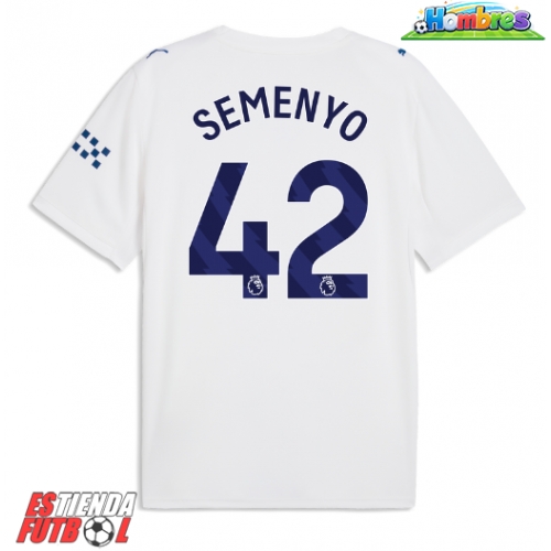 Manchester City Antoine Semenyo #42 Tercera Equipación 2026-27 Manga Corta